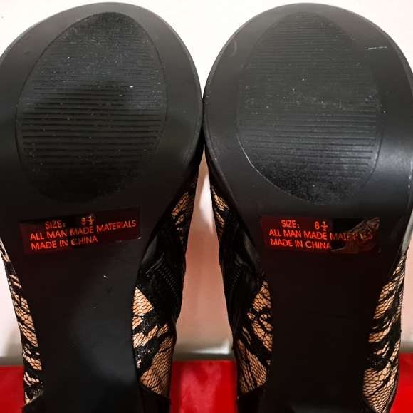 Just Fab Peep Toe Stilettos - Picture 2 of 7